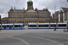 The Tram in The Dam Square