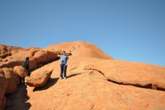 Kevin on Ayers Rock