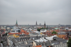 Copenhagen view from The Round Tower