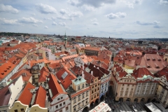 Looking down from the top of the Astronomical Clock 1