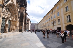 Street around Prague Castle
