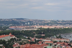 View from the Petrin Hill & Observation Tower in Prague 11