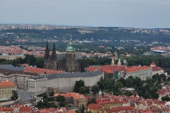 View from the Petrin Hill & Observation Tower in Prague 13