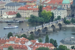 View from the Petrin Hill & Observation Tower in Prague 5