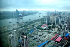 Construction along the Huangpu River